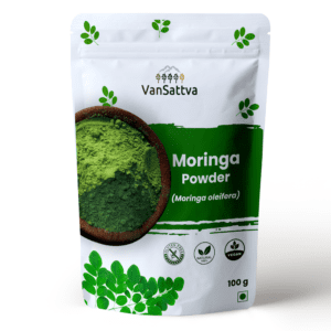 "Organic Moringa Powder for Energy & Detox – VanSattva"