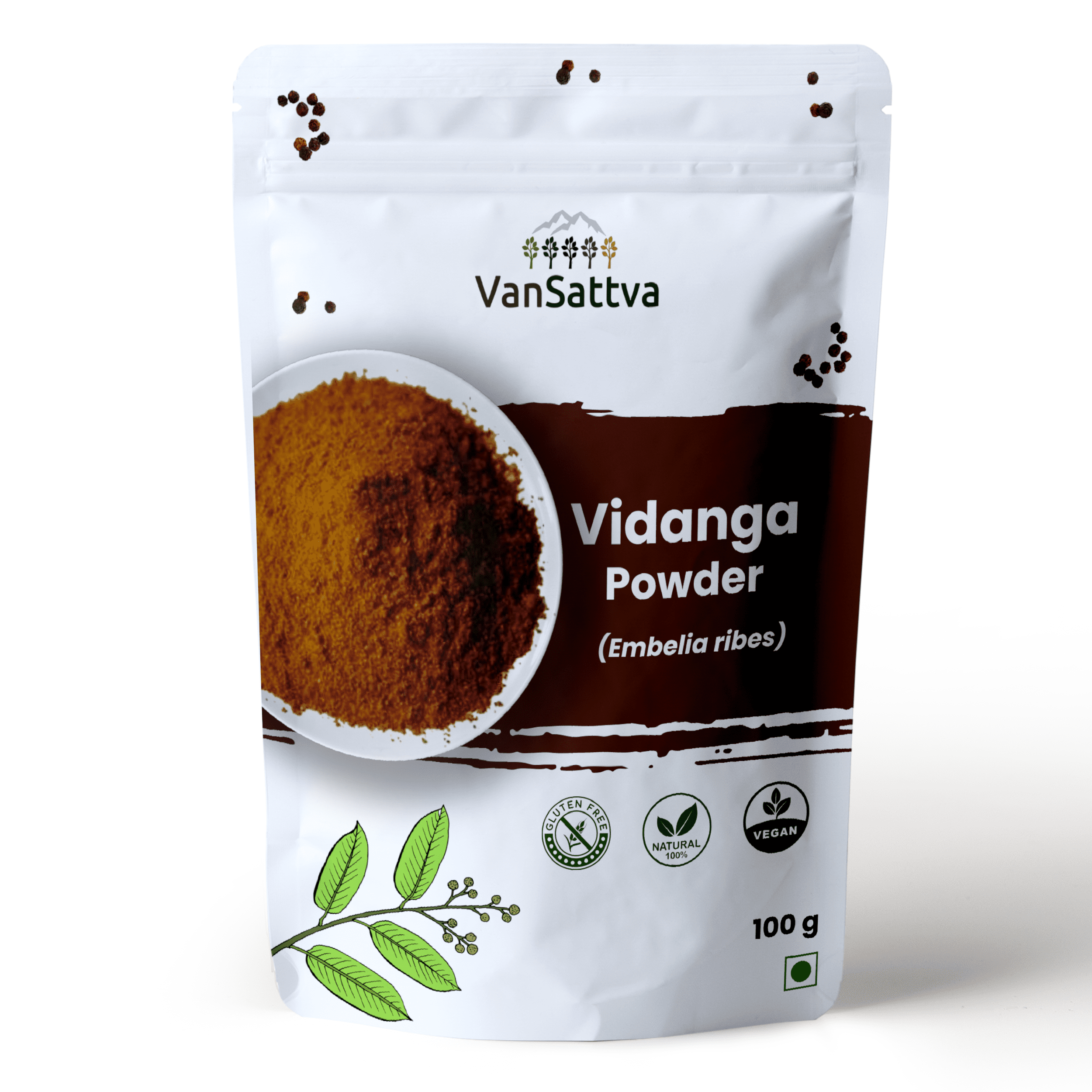 "Organic Vidanga Powder – Ayurvedic Gut & Digestive Cleanser"