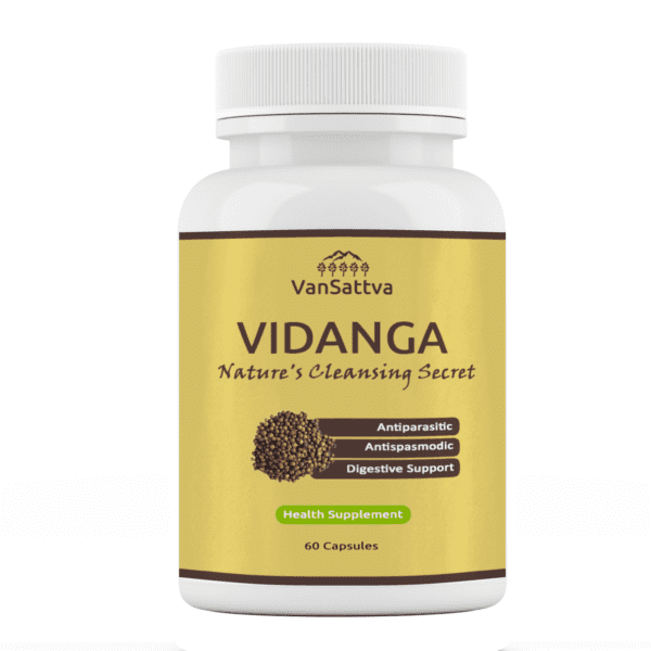 Vidanga Capsules – Ayurvedic Gut Cleanser & Metabolism Booster | VanSattva